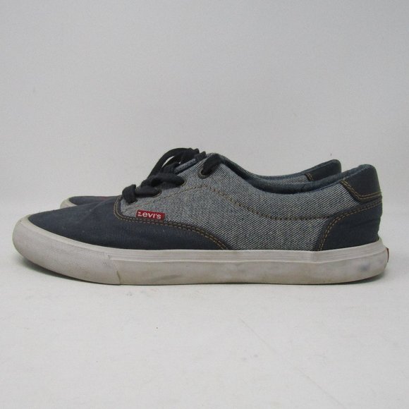 Levi's Boat Shoe Loafers Jean Blue Size 6Y Casual - Picture 1 of 8